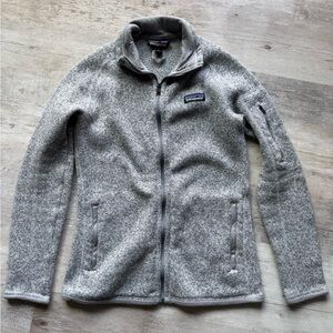 Patagonia Women’s Full Zip Better Sweater Fleece Lined 
Size XS Gray